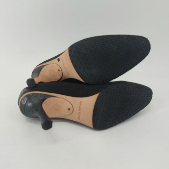 Donald Pliner Size 8 Croc Emboss Accent Stretch Textile - Picture 7 of 11